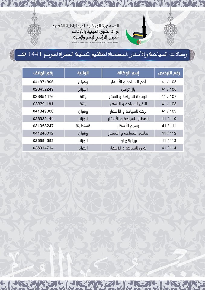 الوكالات السياحية