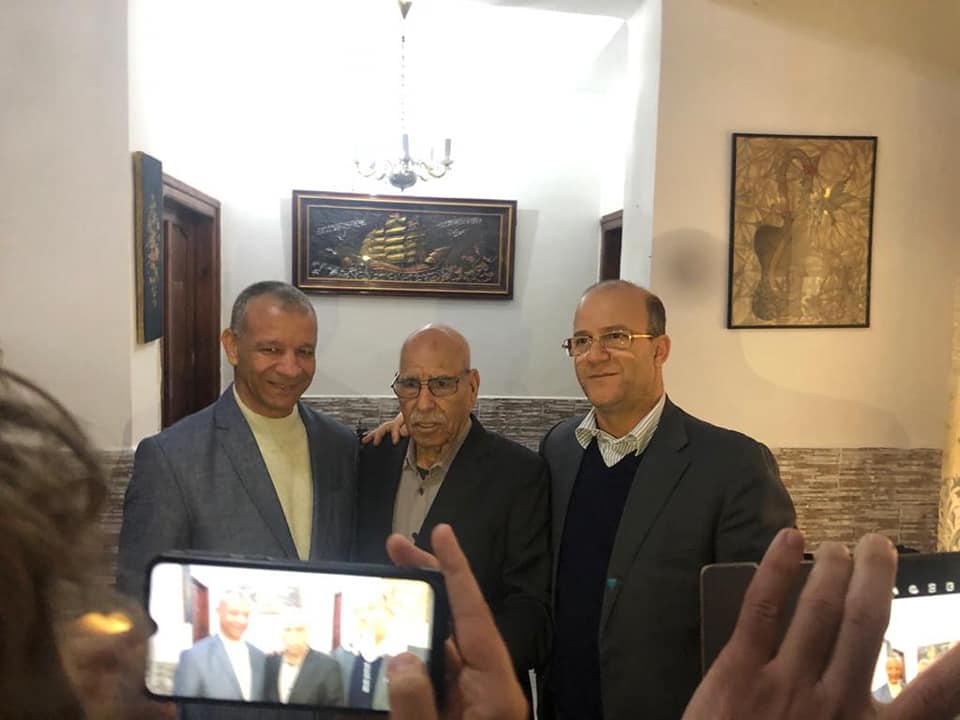 بن قرينة يزور المجاهد بورقعة