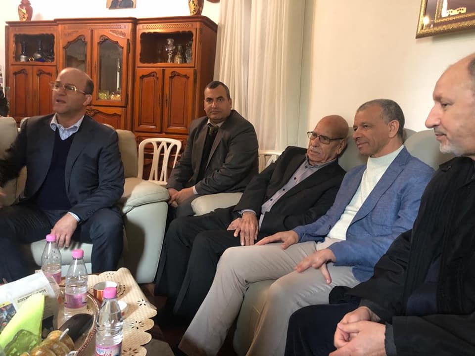 بن قرينة يزور المجاهد بورقعة