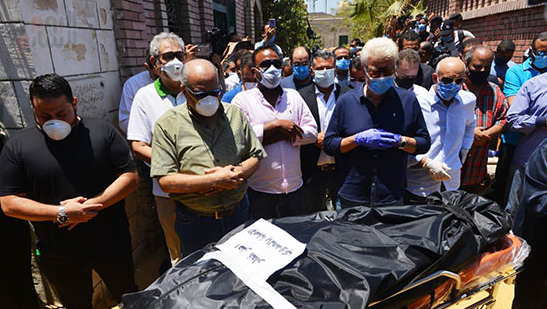 صلاة الجنازة رجاء الجداوي