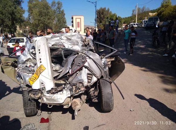 حادث مرور سطيف