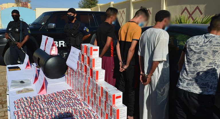حجز كمية من المؤثرات العقلية