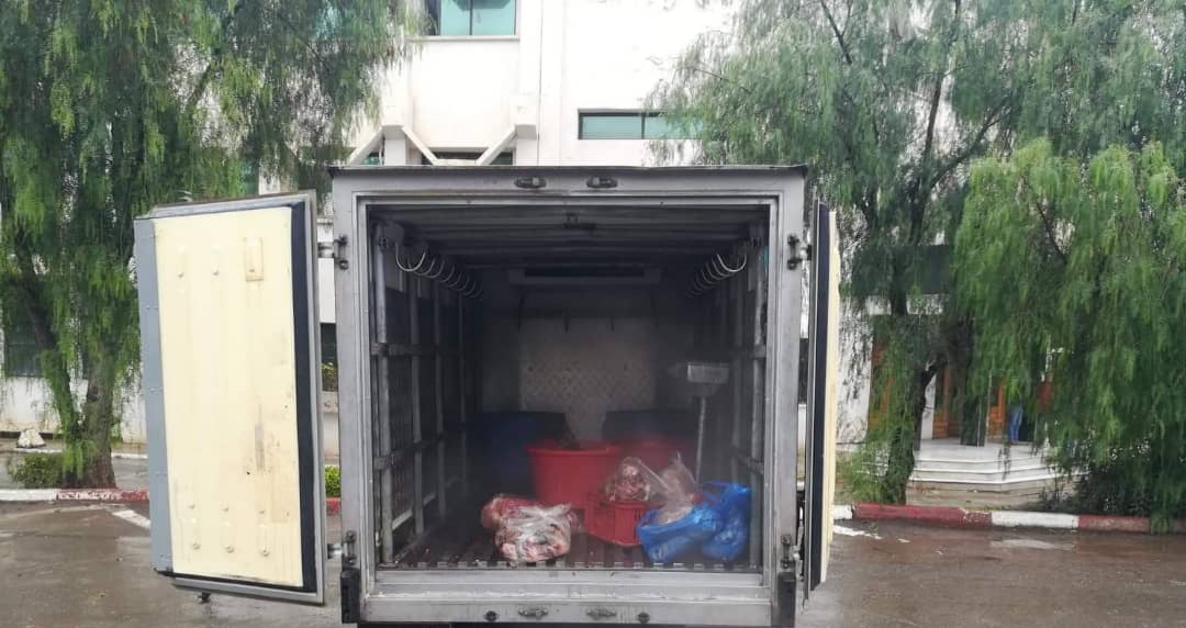 لحوم البقر الفاسدة