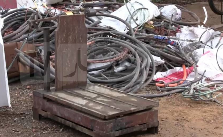 سرقة الكوابل النحاسية