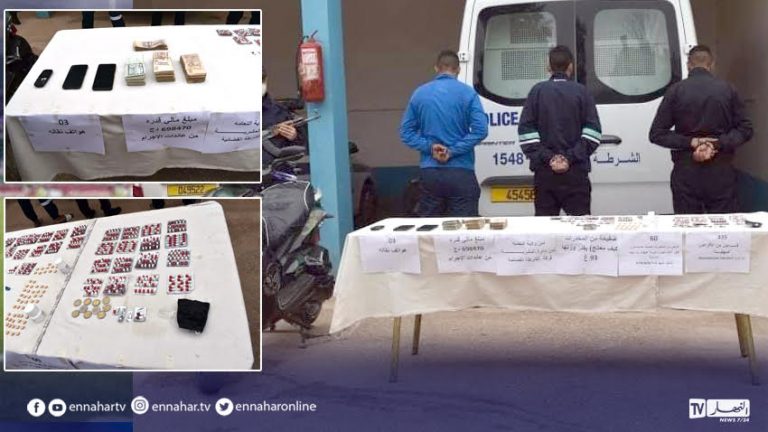 حجز مؤثرات عقلية بالنعامة