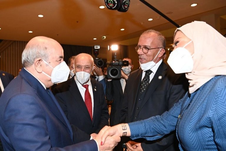 حفيظ دراجي وخديجة بن قنة الرئيس تبون