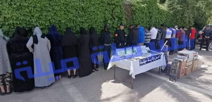 مداهمة فندق بميلة
