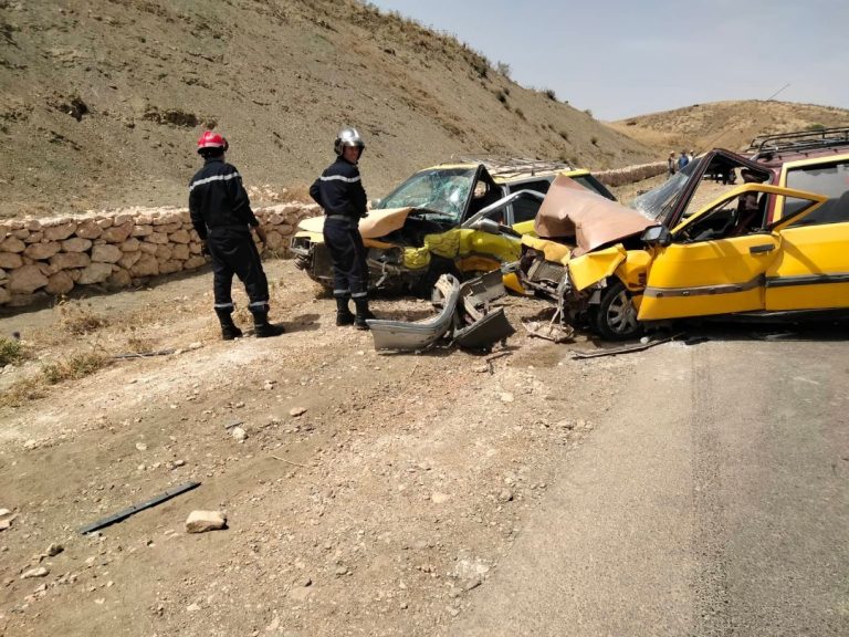 حادث مرور في غليزان