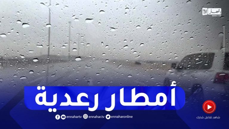 أمطار رعدية