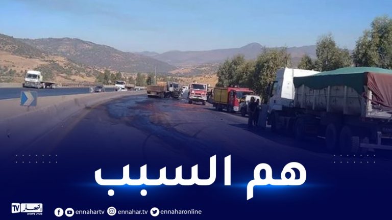شاحنات الطريق