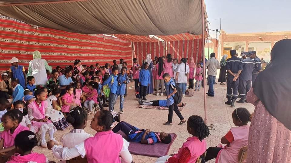 حملة تحسيسية حول المخاطر الكبرى