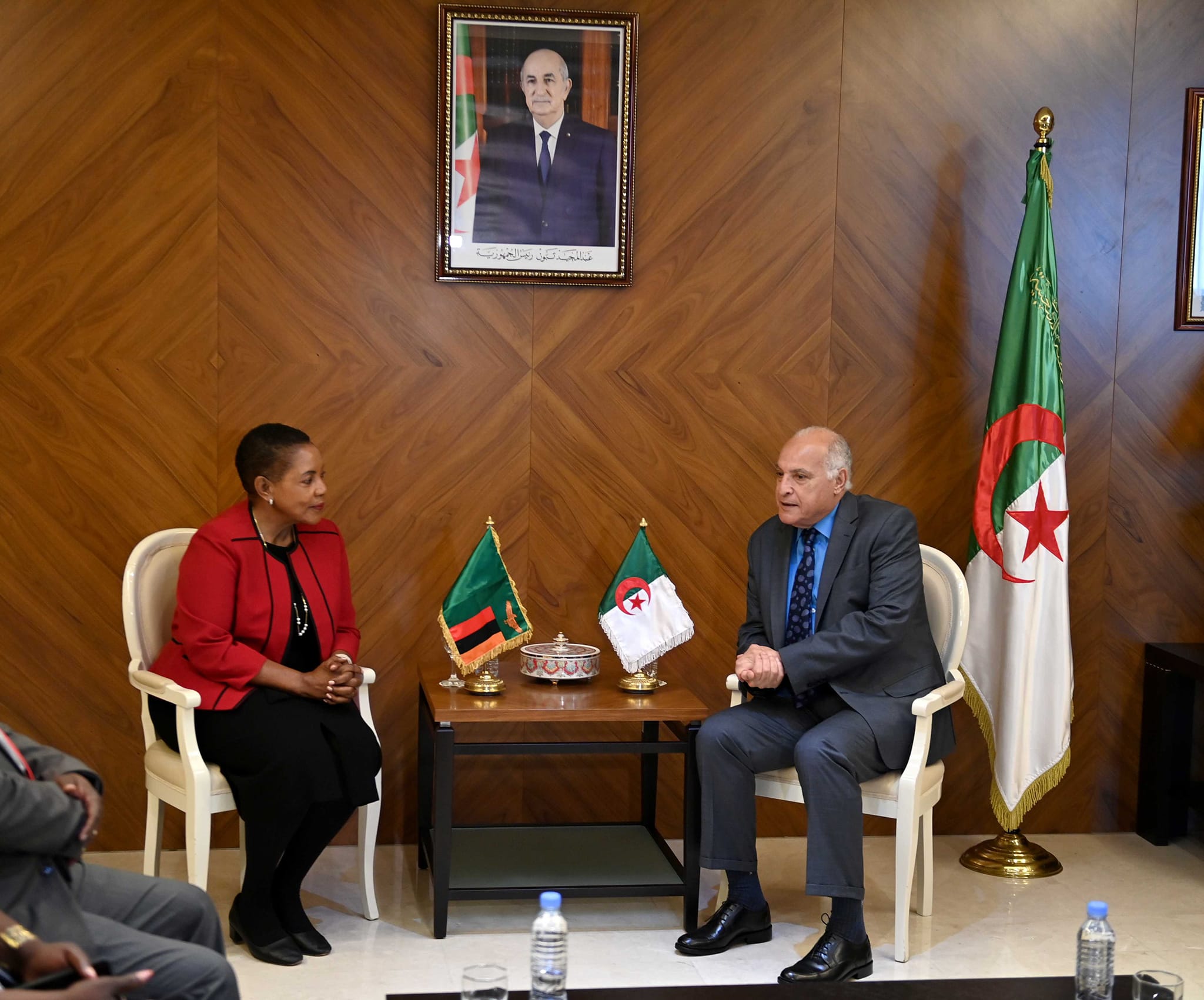 وزير الخارجية يستقبل رئيسة برلمان زامبيا