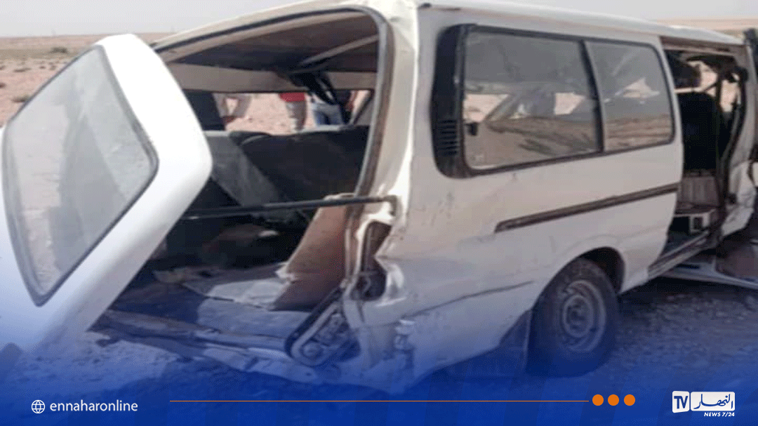 الجلفة.. 12 جريحا في حادث انحراف حافلة لنقل العمال بالبيرين