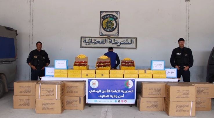الطارف.. توقيف شخصين ينشطان في تهريب البضائع الأجنبية