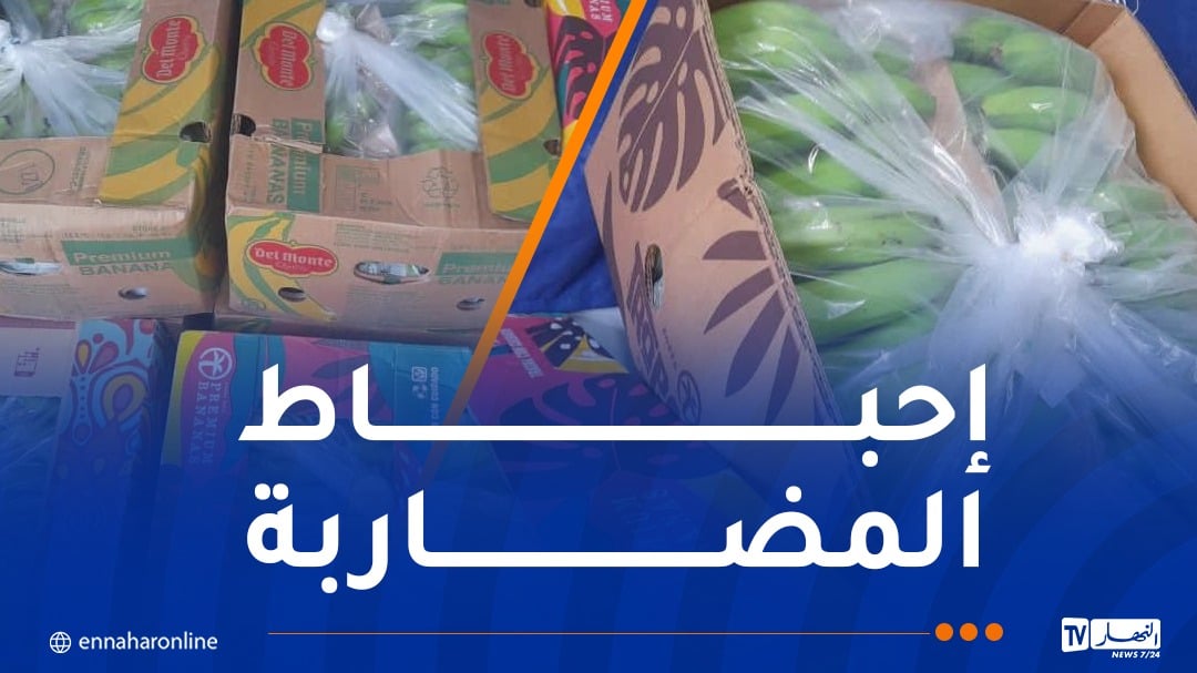 حجز 400 كلغ من “الموز” وتوقيف شخصين بتلمسان