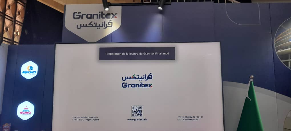 الصالون الدولي للبناء ومواد البناء.. قرانيتكس تساهم بـ 20 بالمائة في السوق الوطنية