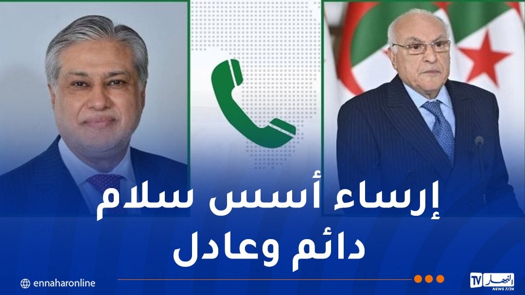 عطاف يتلقى مكالمة هاتفية من نائب رئيس الوزراء الباكستاني