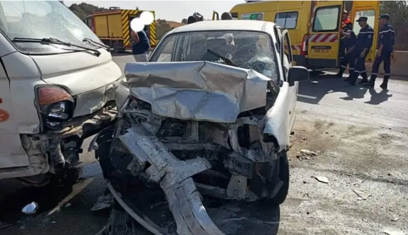 7 جرحى في اصطدام تسلسلي لعدة مركبات ببومرداس