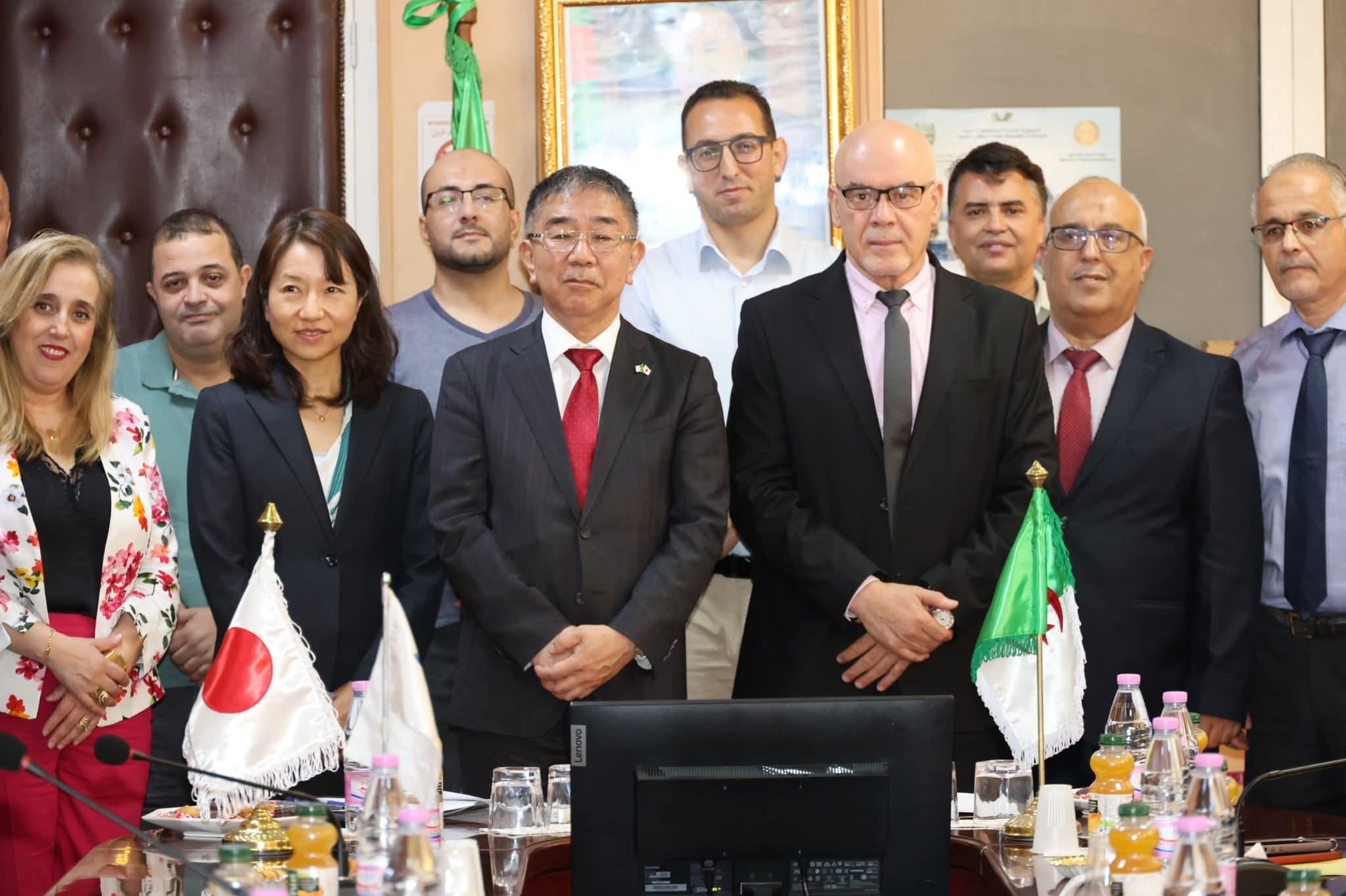 السفير الياباني بالجزائر يزور المندوبية الوطنية للمخاطر الكبرى
