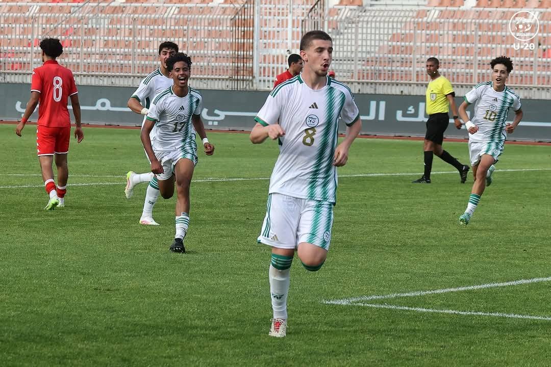 المنتخب الوطني لأقل من 20 سنة يحقق فوزًا معنويًا أمام تونس