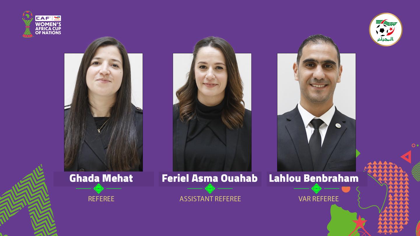 الصافرة الجزائرية حاضرة في نهائيات كأس أمم إفريقيا للسيدات 2024