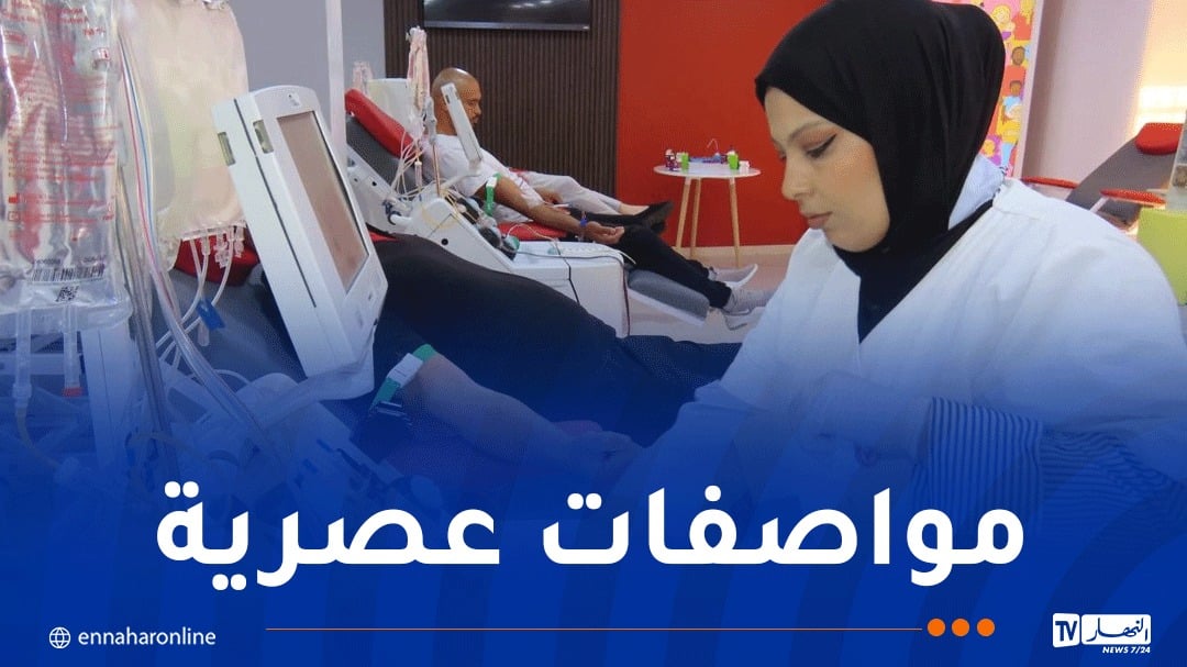 دخول وحدة للتبرع بالدم بمستشفى مصطفى باشا حيز الخدمة