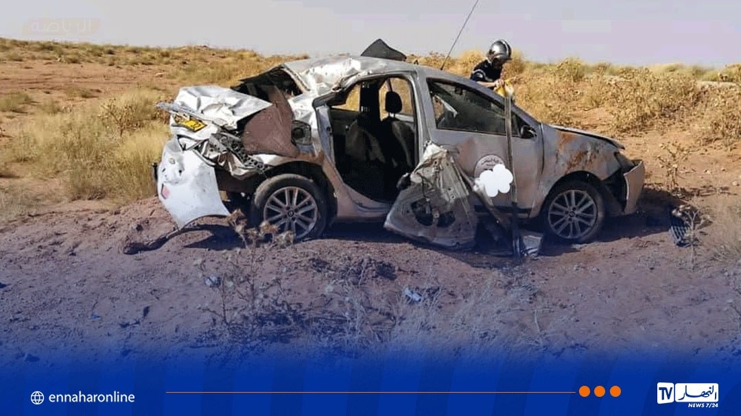 بينهم 4 أطفال.. 8 ضحايا في حادث مرور بالمسيلة