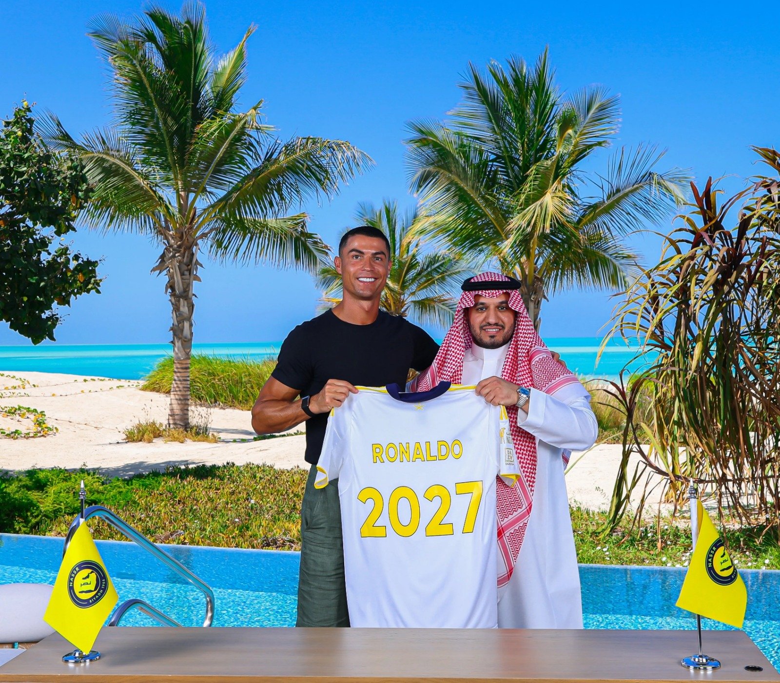 النصر السعودي يعلن رسميًا تجديد عقد كريستيانو رونالدو حتى 2027