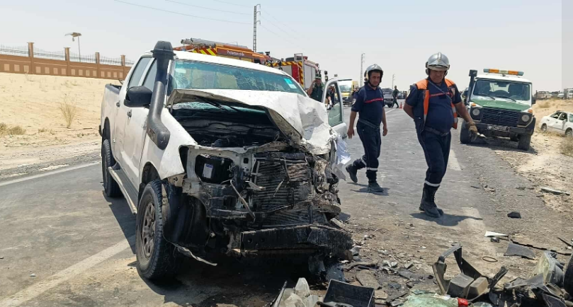 3 ضحايا في اصطدام تسلسلي لعدة مركبات بالوادي