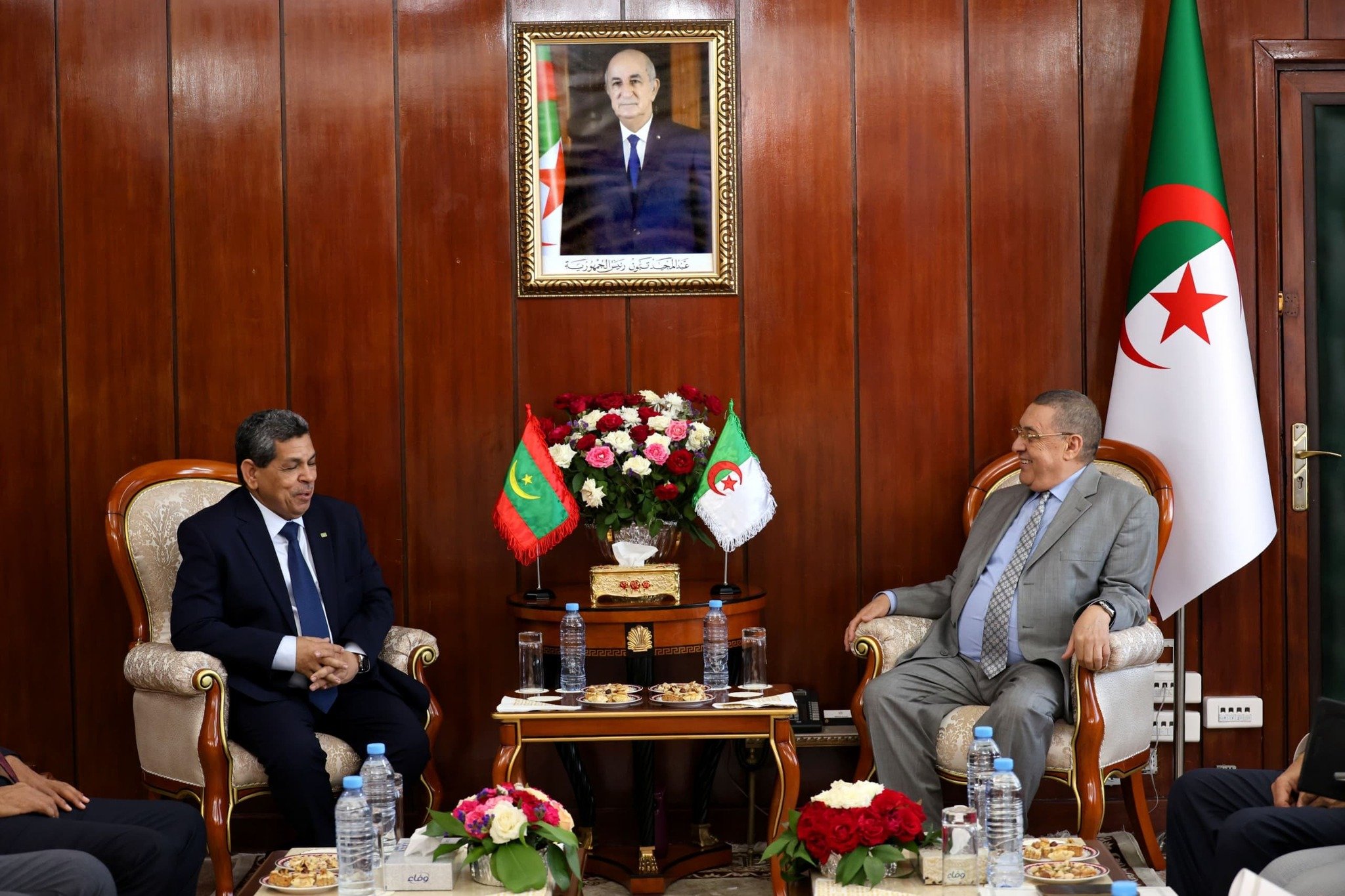 مراد يستقبل الأمين العام لوزارة الداخلية الموريتانية
