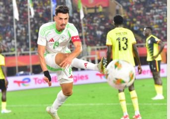 المنتخب المحلي يتقدم على أوغندا في الشوط الاول من افتتاح مبارياته في الشان