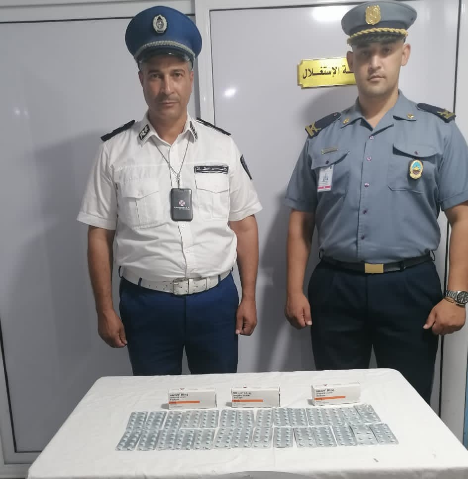 حجز كمية من أقراص Diazépam لدى مسافر في باتنة