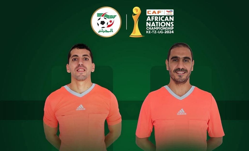 “الكاف” تعين حكمين جزائريين ضمن طاقم تحكيم المباراة الترتيبية لـ”الشان”