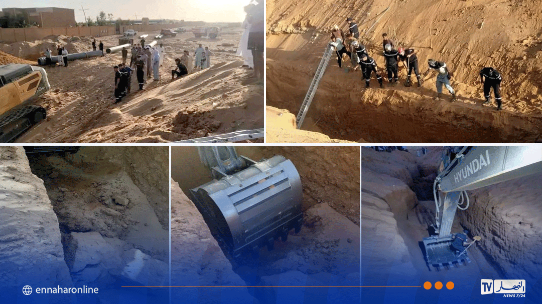 إيليزي.. انتشال جثة عامل بورشة حفر قنوات الصرف الصحي بعد انهيار ترابي