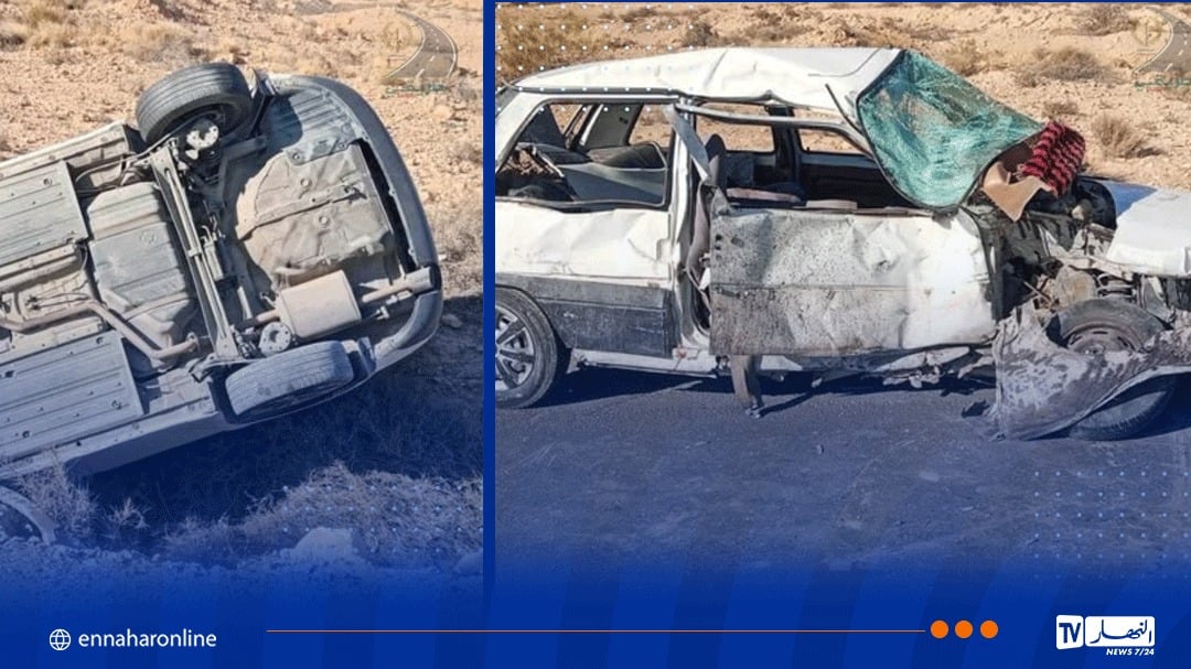 بسكرة.. 4 جرحى في اصطدام بين سيارتين بالشعيبة 