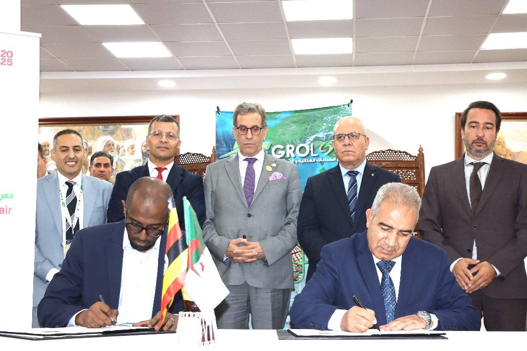 شرفة يشرف على توقيع اتفاقية شراكة غذائية بين الجزائر وأوغندا