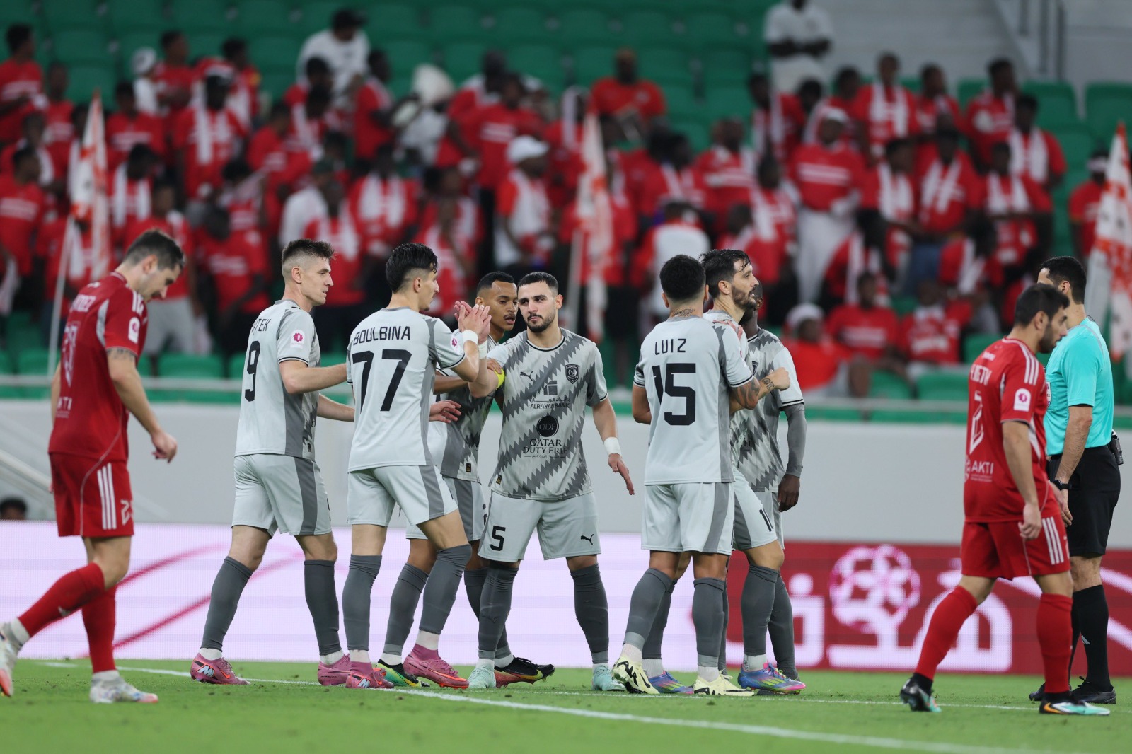 بولبينة رجل المباراة في قمة العربي و الدحيل