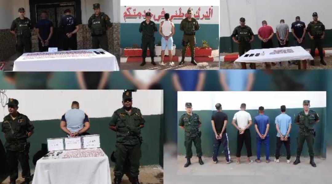 درك وهران يطيح بعدة شبكات ويحجز أزيد من 3 آلاف قرص صاروخ