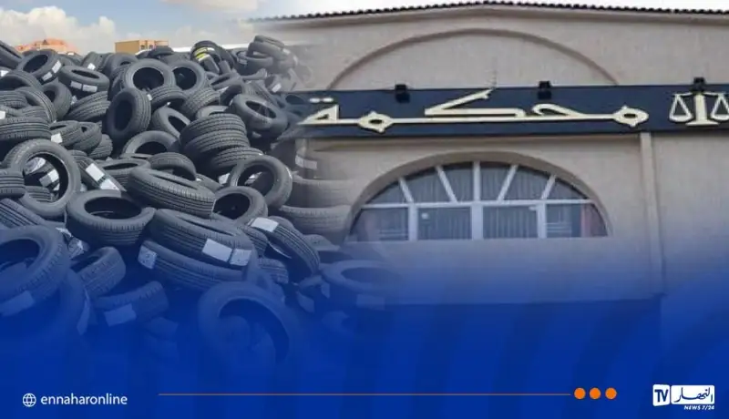إيداع تاجر تجزئة الحبس قام بتخزين 1459 عجلة مطاطية لخلق ندوة في السوق