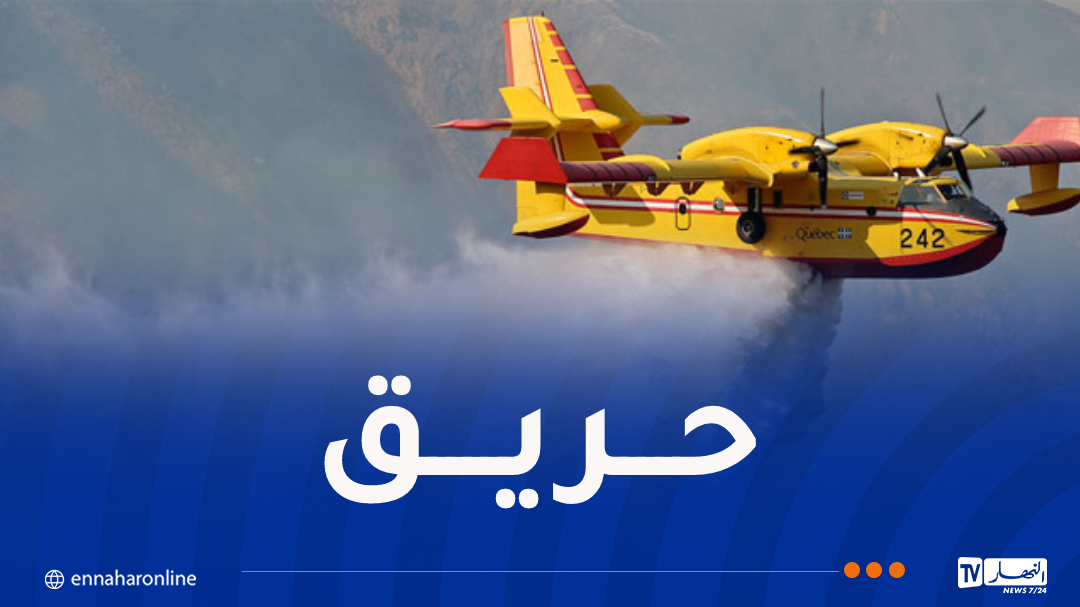 إندلاع حريق في غابة تالارانا بالبويرة