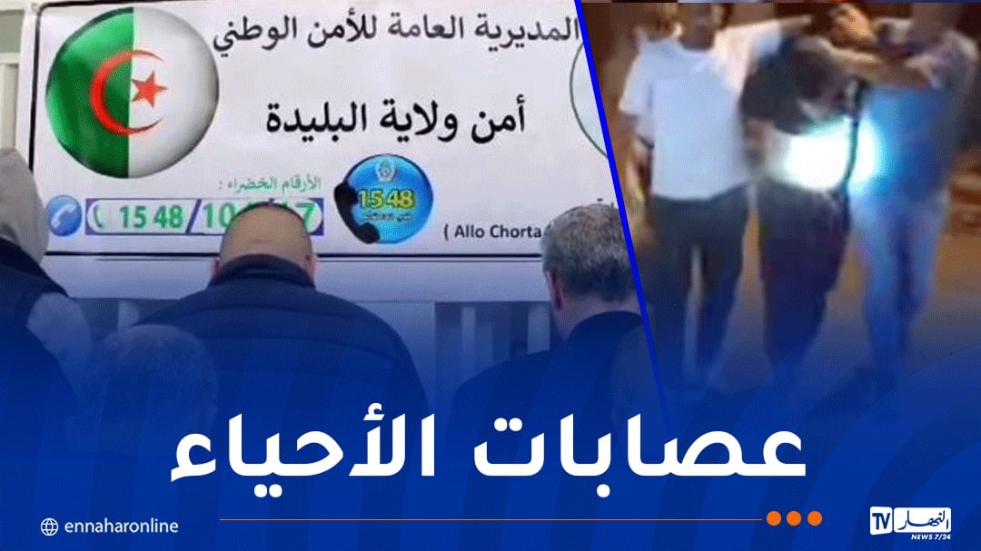 البليدة: توقيف 73 مشتبه في قضايا الاعتداء وعصابات الأحياء