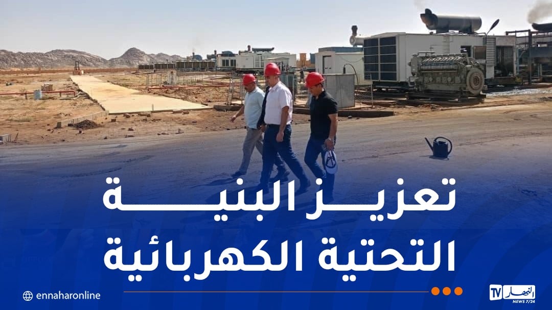 وفد رفيع المستوى من سونلغاز يتفقد المشاريع الطاقوية بالجنوب
