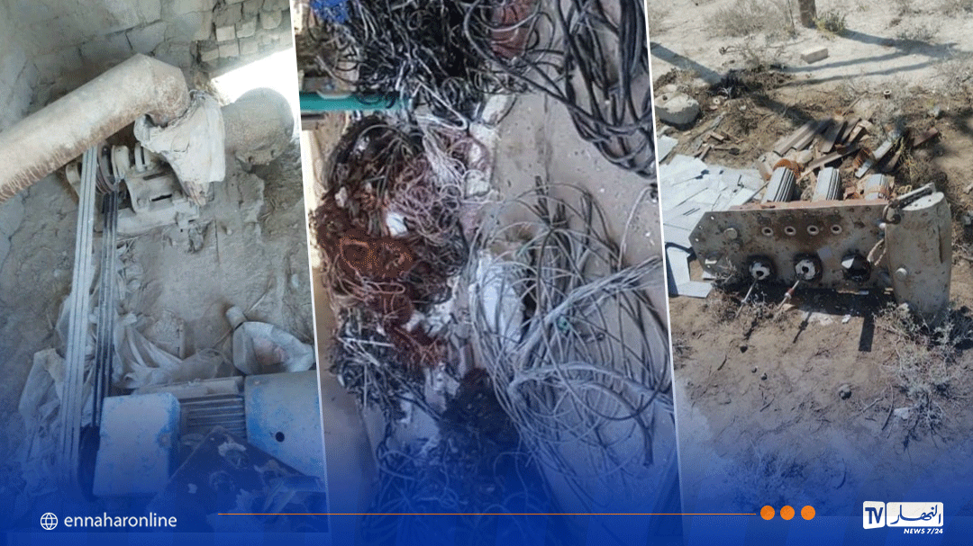 الجزائر – غليزان : الشرطة تلقي القبض على شخصين وتحل لغز عدة قضايا تخريب وسرقة للممتلكات العامة