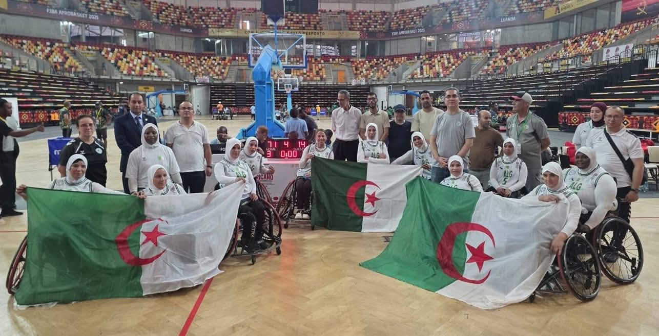 سيدات الجزائر لكرة السلة على الكراسي المتحركة يتوجن بالبطولة الإفريقية ويبلغن مونديال 2026
