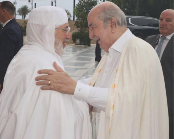 رئيس الجمهورية يصل لمسجد الجزائر لأداء صلاة العيد