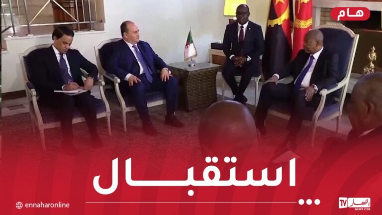 رئيس جمهورية أنغولا يستقبل بمقر إقامته الوزير الأول
