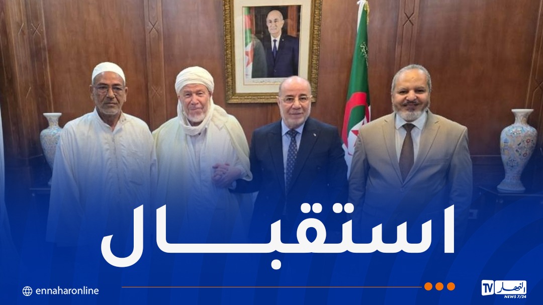 بلمهدي يستقبل 3 مشايخ كبار