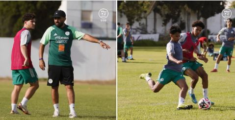 المنتخب الوطني لأقل من 20 سنة يختتم تحضيراته قبل مواجهة تونس