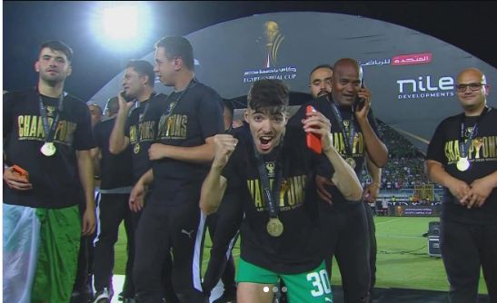 دغموم وطمين يقودان المصري البورسعيدي للتتويج بكأس 