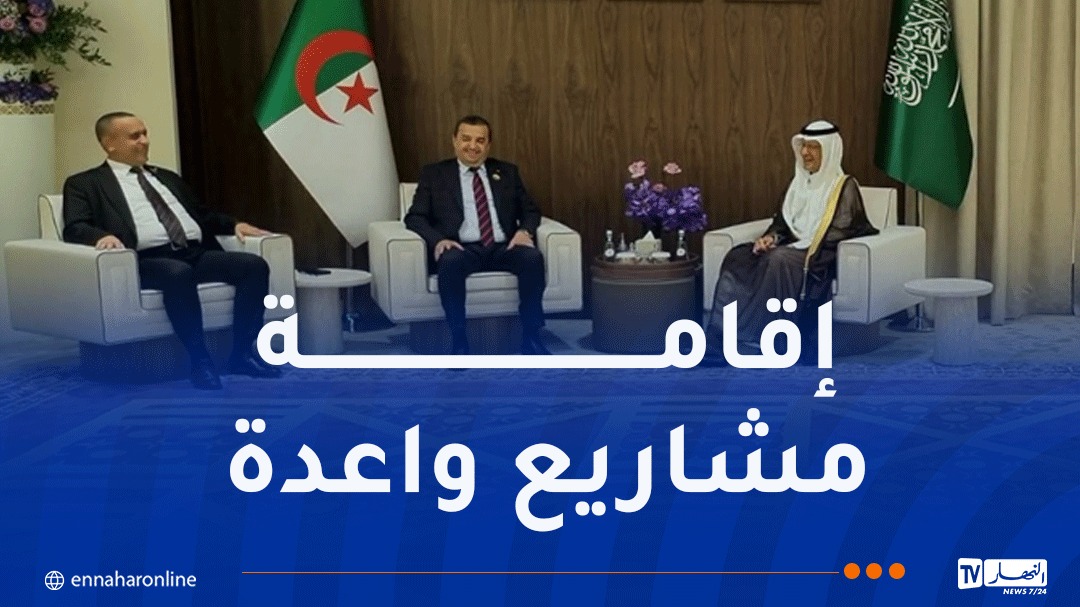 عرقاب وعجال يبحثان فرص التعاون والإستثمار الطاقوي مع السعودية